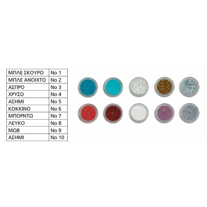 Διακοσμητικά Νυχιών Χρυσόσκονη